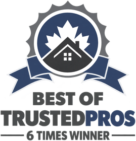 Best of TrustedPros 6 times winner badge